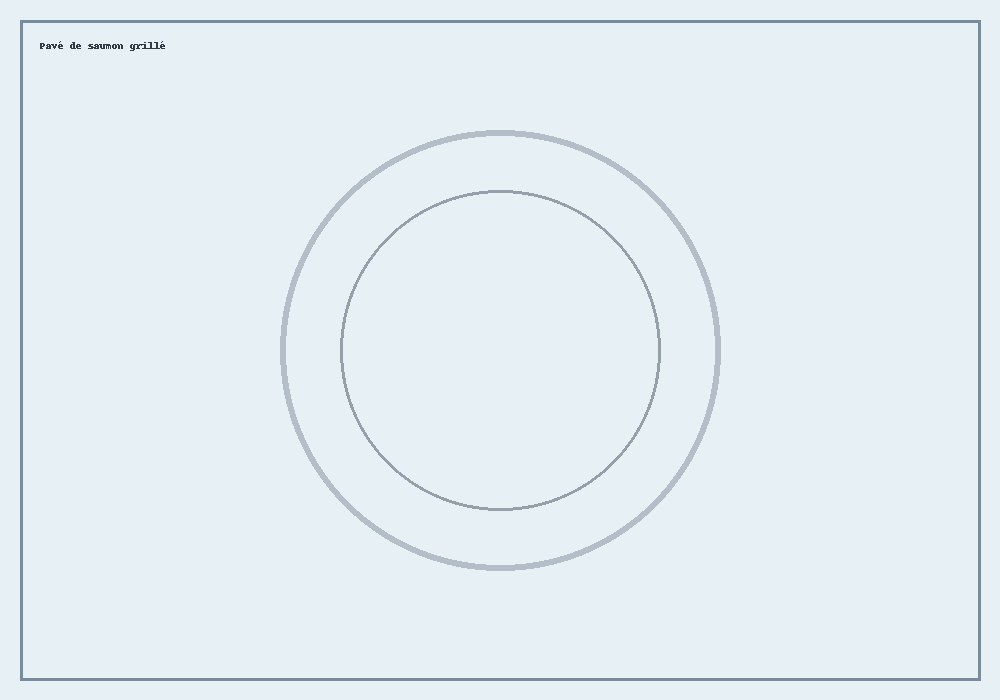 Pavé de saumon grillé