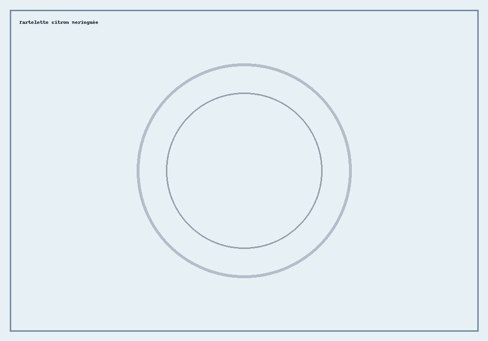 Tartelette citron meringuée